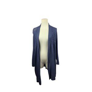 August Silk Womens Open Front Cardigan 1X